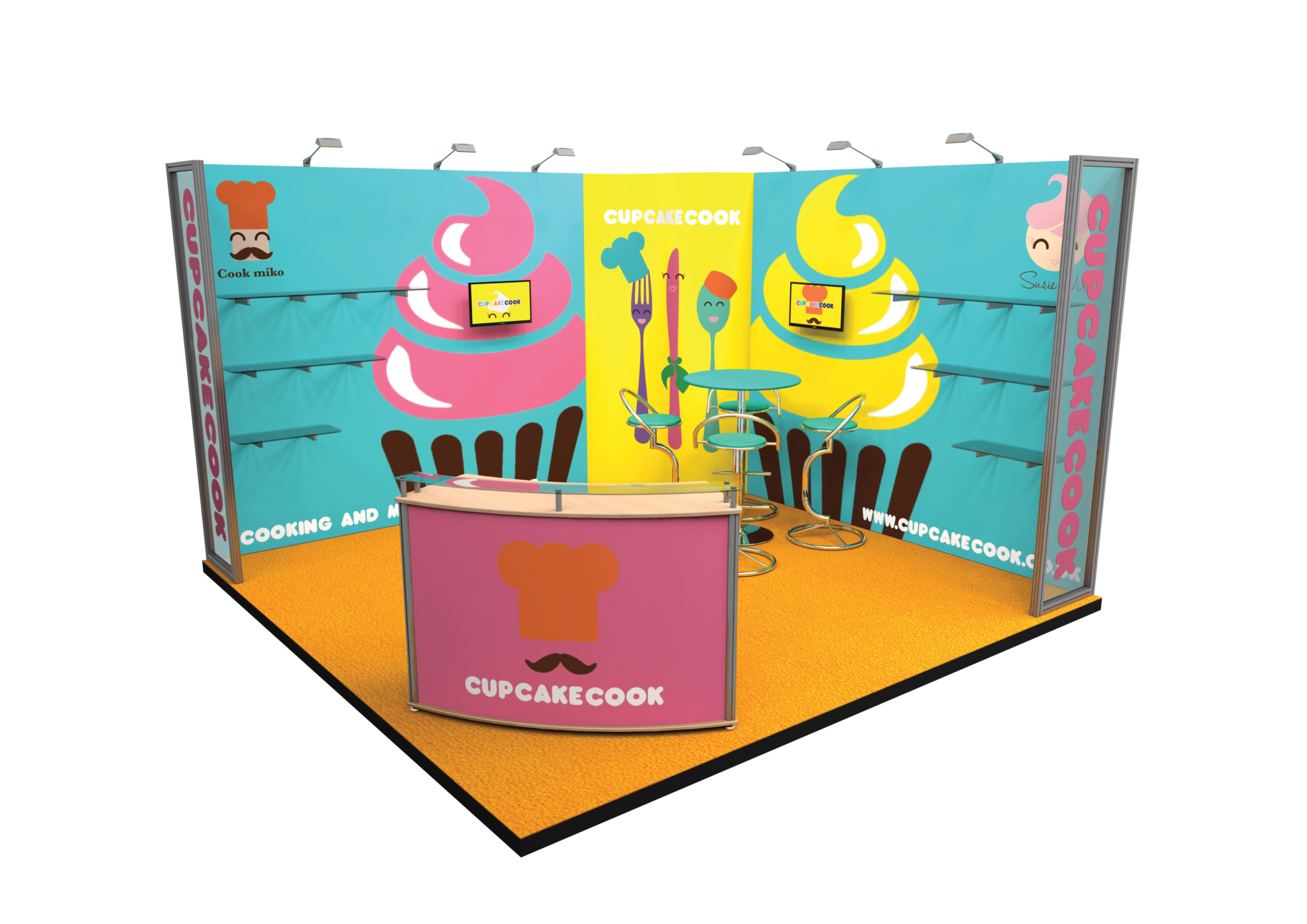 Modular cupcake stand